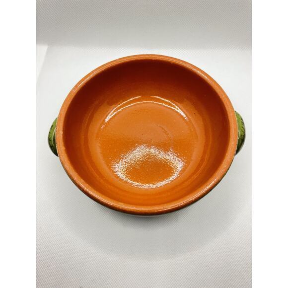 De SILVA Terracotta Soup Bowl Set Baking Oven Dish with Handle Made in Italy - Picture 5 of 7